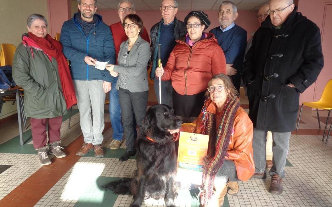 Remise de chèque de la part de l’UPF, Flers