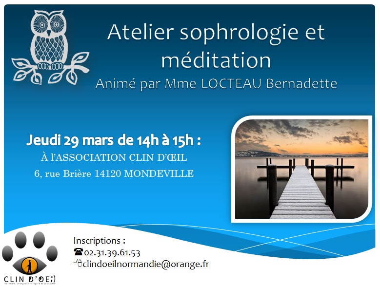 Association Clin d’Oeil : ateliers de sophrologie et méditation