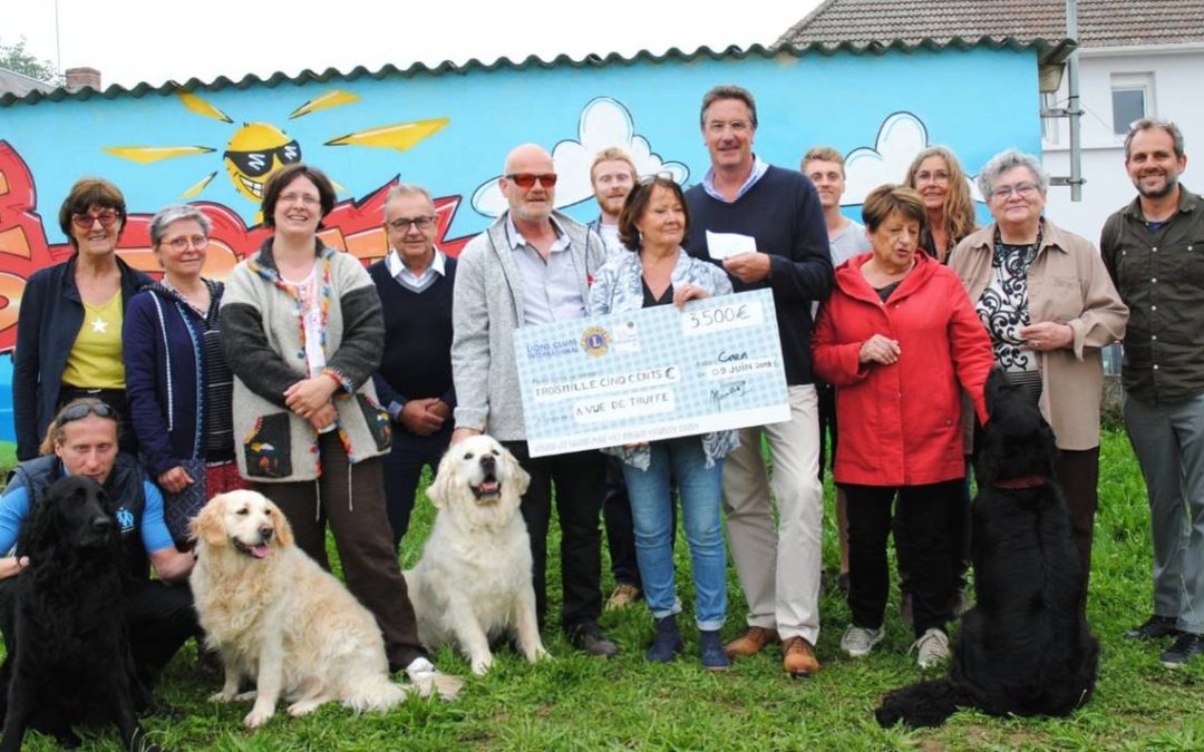 Article Ouest France – AG et remise de chèque Lion’s Club Caen Léopards