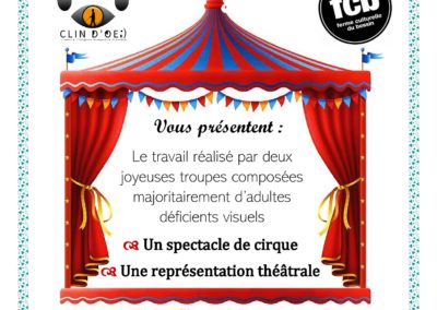 Représentations cirque et théâtre – Association Clin d’Oeil