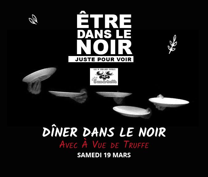 Dîner dans le noir – Samedi 19 mars 2022