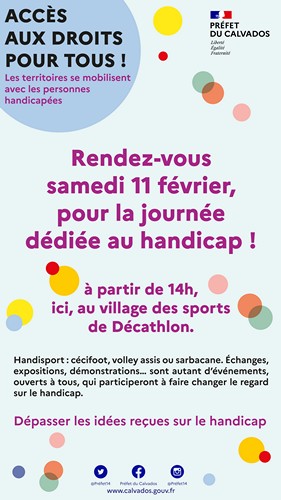 Journée Accessibilité au magasin Decathlon Mondeville