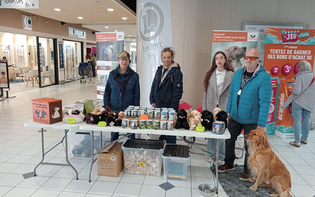 Stand d’information et de sensibilisation Leclerc Ifs