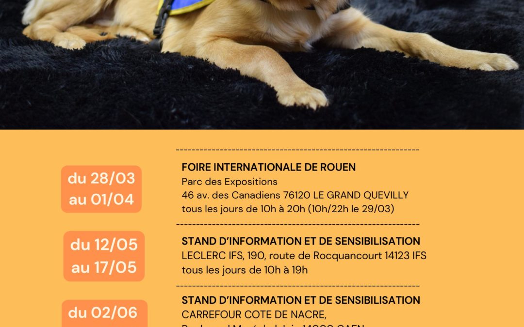 Agenda des prochaines manifestations – Mars à Juin 2025