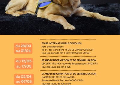 Agenda des prochaines manifestations – Mars à Juin 2025