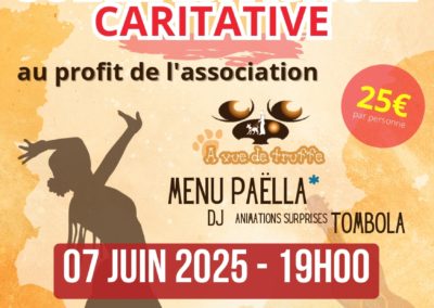 Soirée Espagnole au profit d’A Vue de Truffe – Samedi 07/06/2025