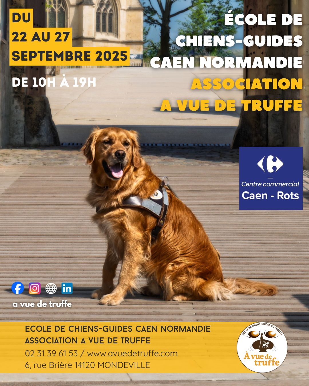 Stand de sensibilisation et d’information – Carrefour Rots, du 22 au 27 septembre
