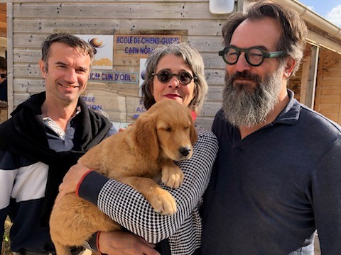 Aster, nouveau chiot de l’association