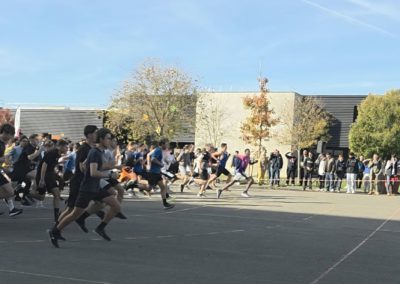 Merci aux coureurs de l’Institut Lemonnier !