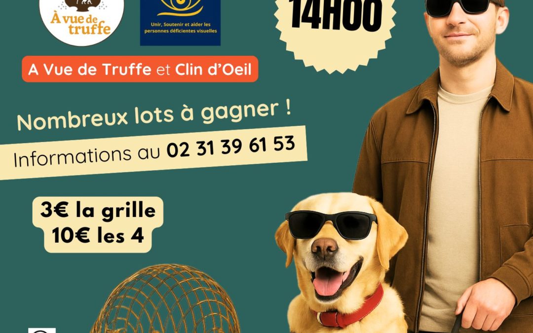 Loto solidaire au profit d’A Vue de Truffe et Clin d’Oeil