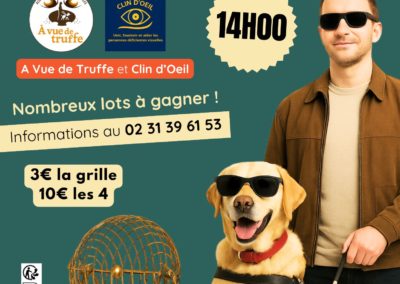 Loto solidaire au profit d’A Vue de Truffe et Clin d’Oeil