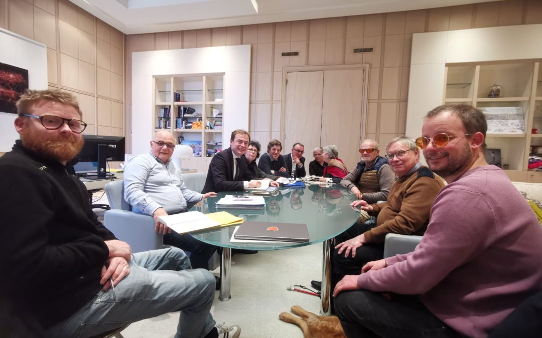 Les associations dédiées au handicap visuel reçues à l&rsquo;Hôtel de Ville de Caen