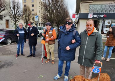 Sensibilisation accessibilité avec la Ville de Caen