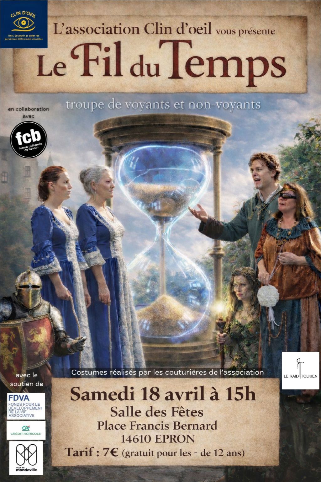 « Le Fil du Temps » – représentation théâtrale par l&rsquo;association Clin d&rsquo;Oeil