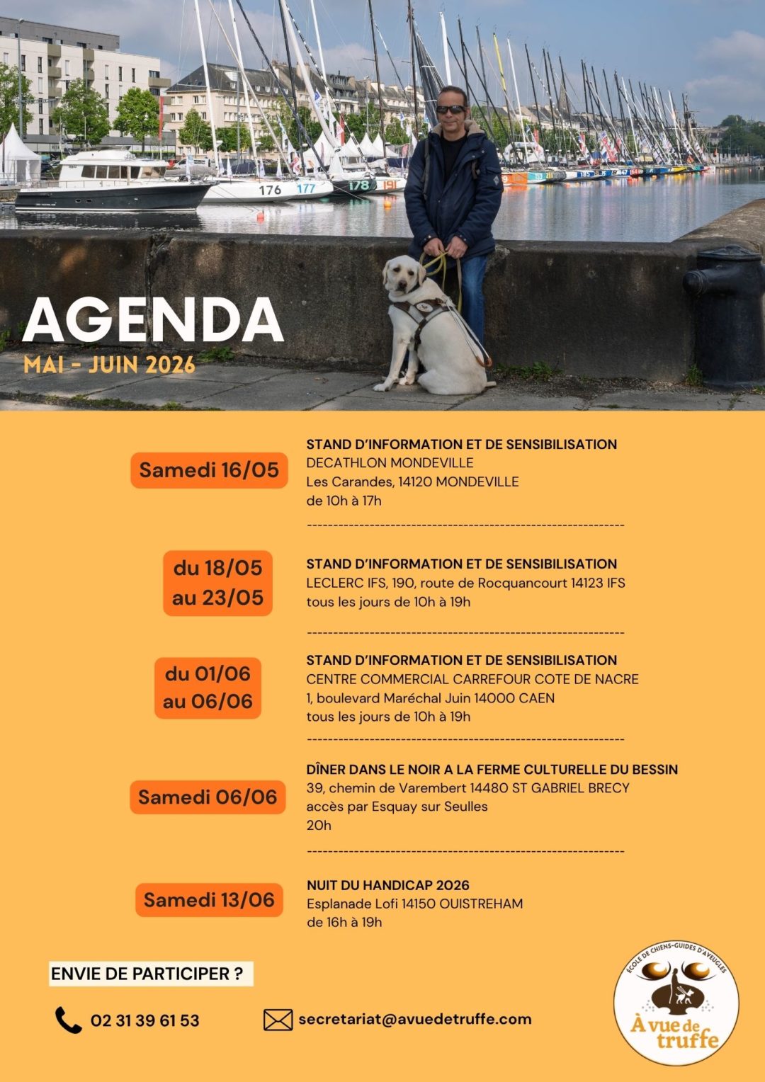 Agenda des prochaines manifestations