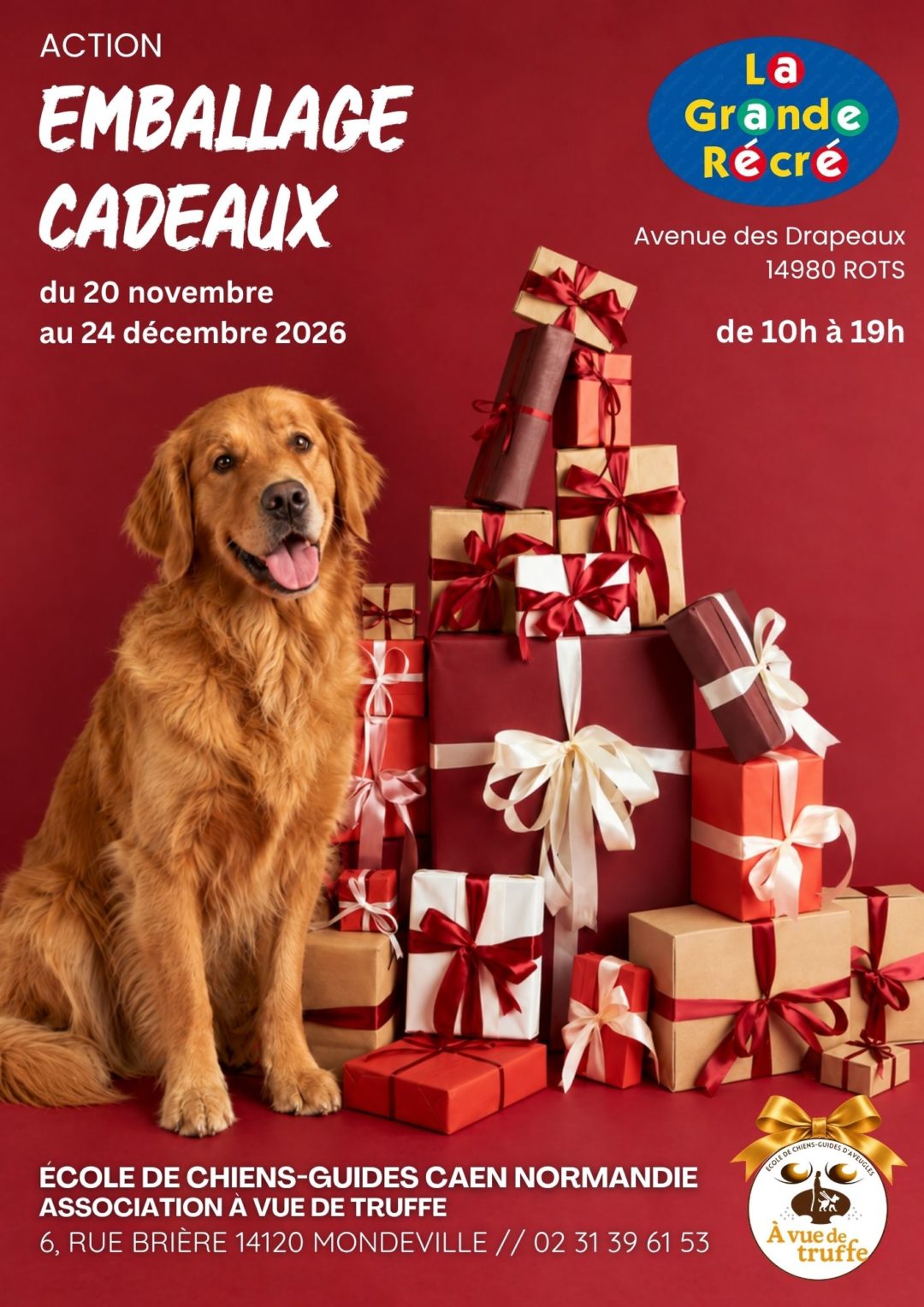 Action Emballage Cadeaux – du 20 novembre au 24 décembre 2026